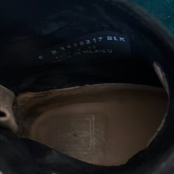 Frye Jamie suede and leather black ankle boots - Picture 6 of 6